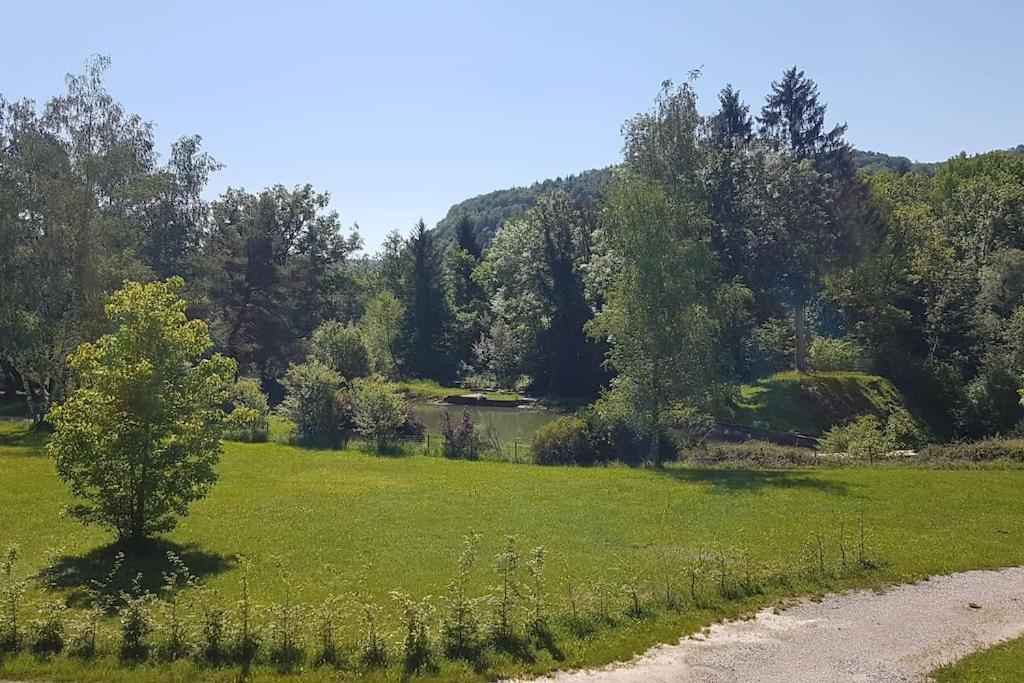 Gite Jura Mina Chalet Au Milieu De La Nature Villa Ney ภายนอก รูปภาพ
